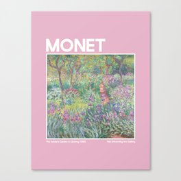 Monet Artists Garden Canvas Print