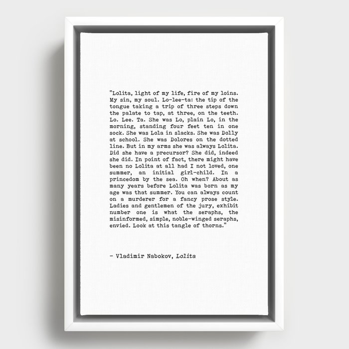 Framed Canvas