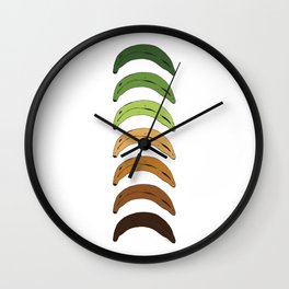 Platano Stages Wall Clock