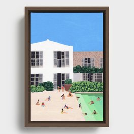 Mallorca Framed Canvas