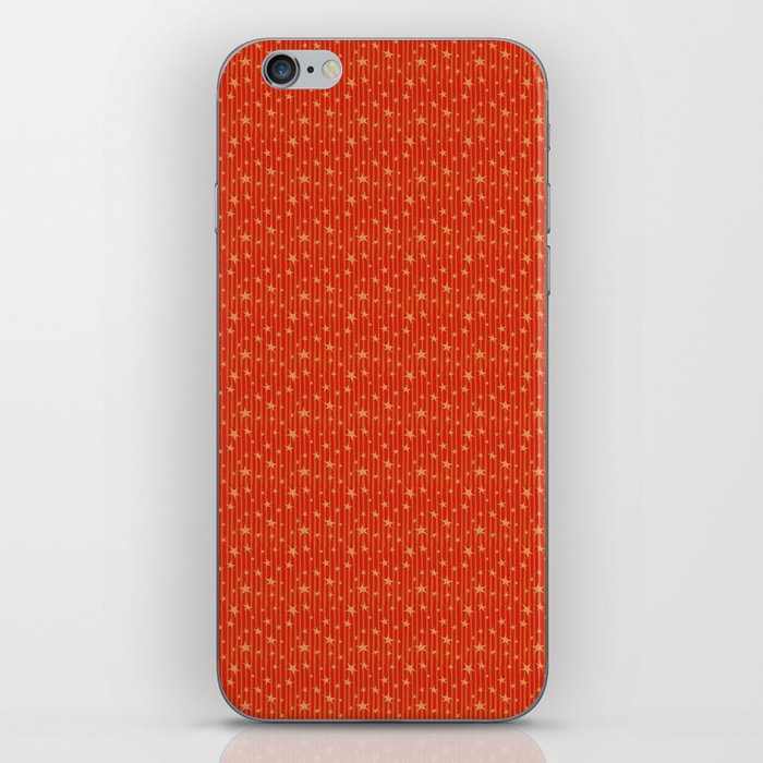children's pattern-color pantone-solid color-red iPhone Skin