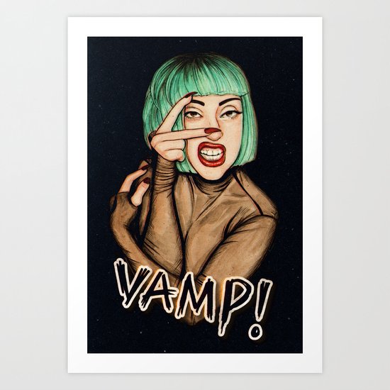 Vamp Art Print