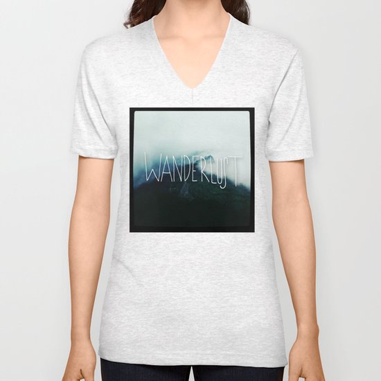 Wanderlust: Columbia River Gorge Unisex V-Neck
