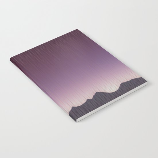 Pink mountains Notebook