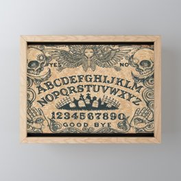 Ouija Board Framed Mini Art Print