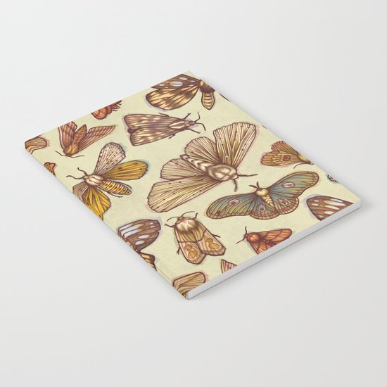Moth Pattern Notebook