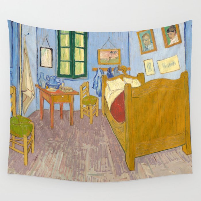 The Bedroom In Arles By Vincent Van Gogh 1888 Wall Tapestry