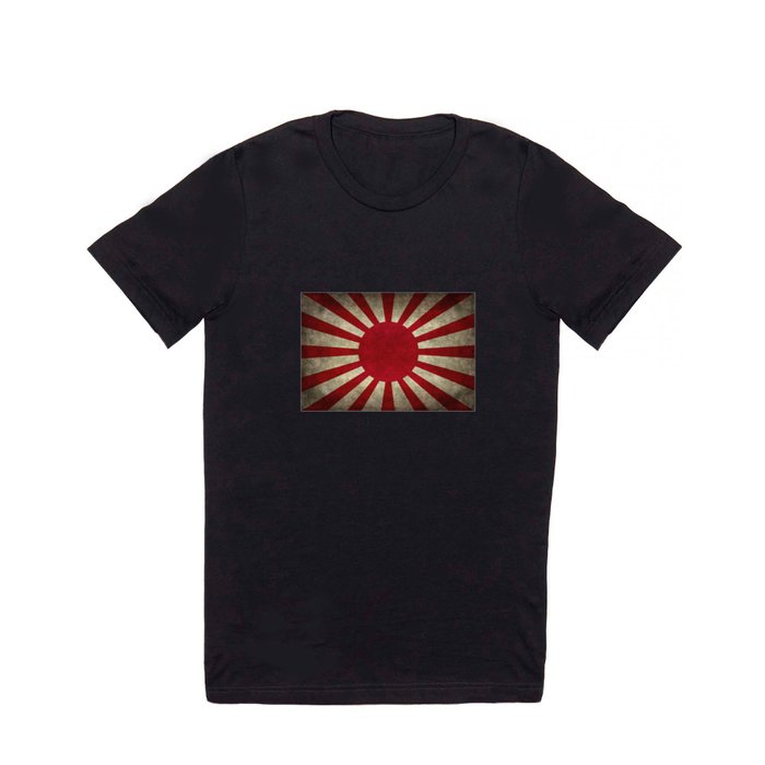 Imperial Japanese Army Ensign Flag Grungy T Shirt