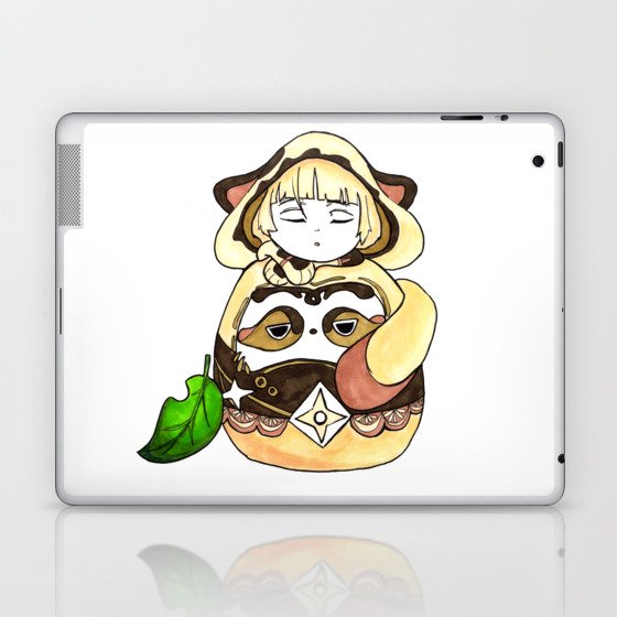 Sayu from Genshin Impact, anemo character Laptop & iPad Skin