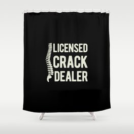 Funny Chiropractor Chiropractic Shower Curtain
