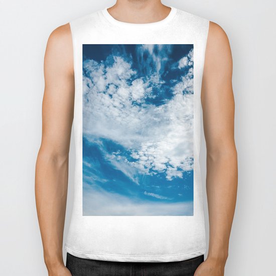 Flowers in the air Biker Tank