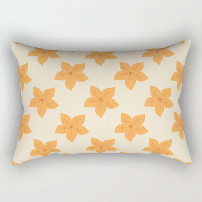 Star Pattern Rectangular Pillow