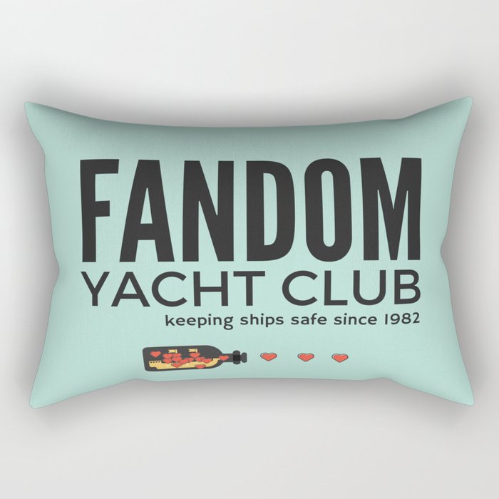 FANDOM YACHT CLUB (fandom) Rectangular Pillow