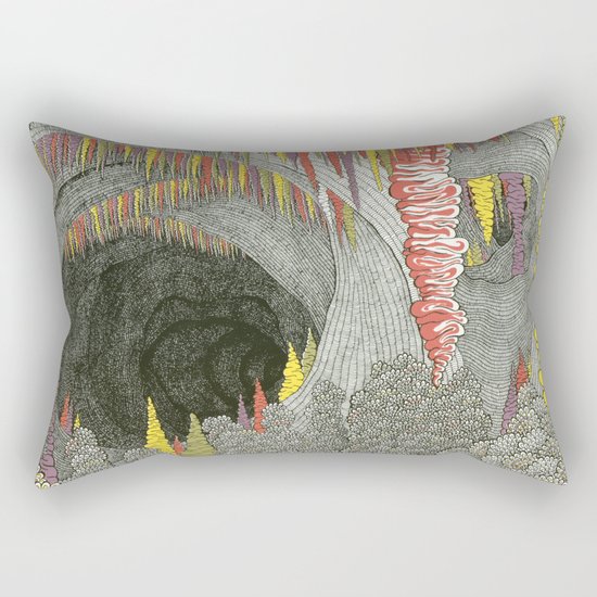 Color Cave Rectangular Pillow