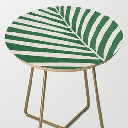 Minimalist Palm Leaf Side Table