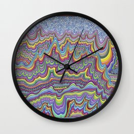 Partly Cloudy Wall Clock