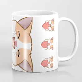 Cute Cat in Love Coffee Mug