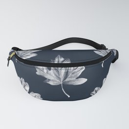 Maple Leaf in Navy Blue Fanny Pack