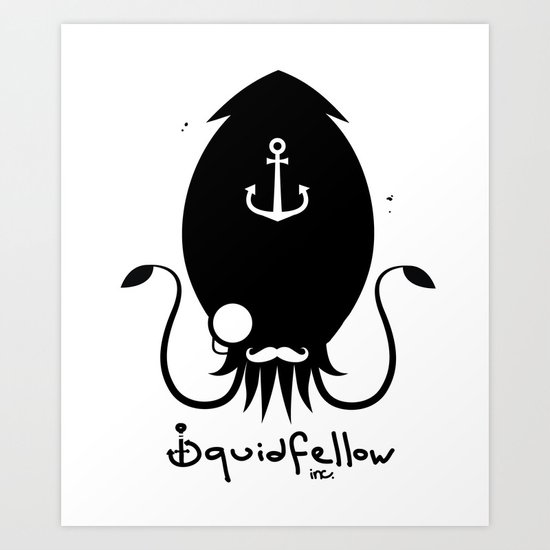 Squidfellow Logo Art Print