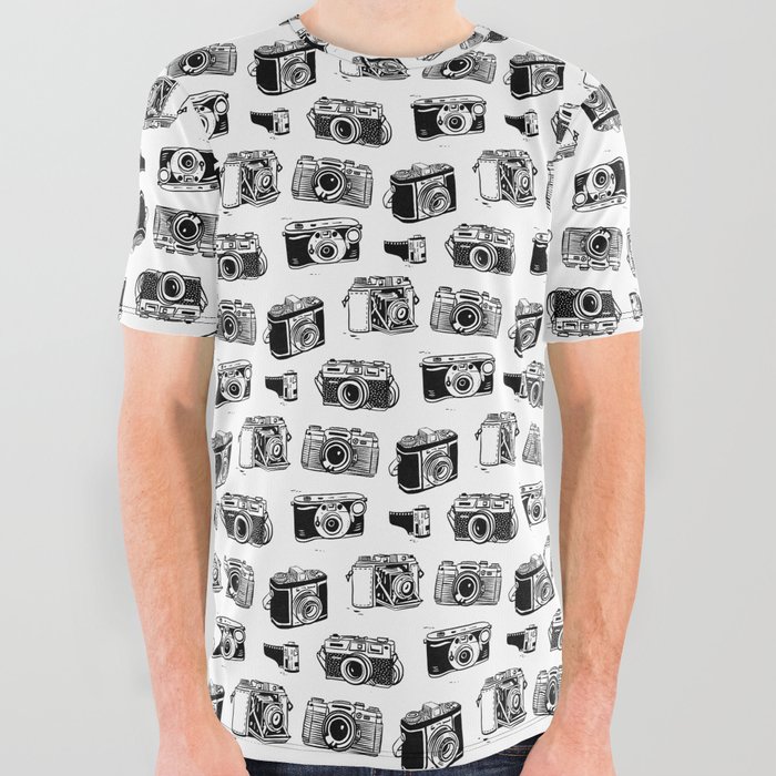 Cameras All Over Graphic Tee