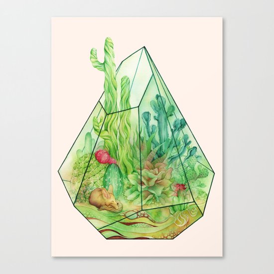 DeserTerrarium Canvas Print