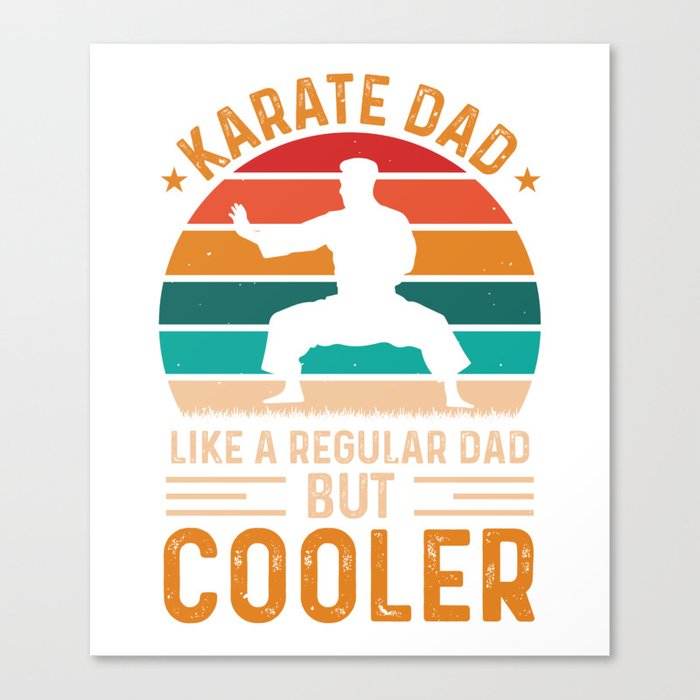 Karate Dad Canvas Print