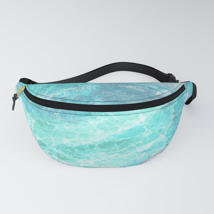 Marble Turquoise Blue Agate Fanny Pack