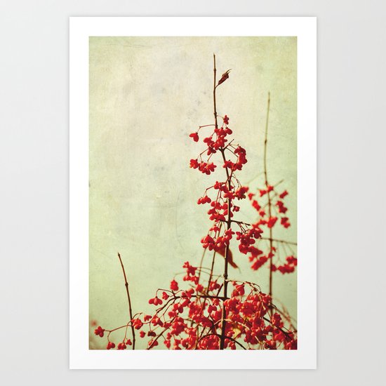autumn berries Art Print