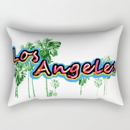 Los Angeles Green - California Rectangular Pillow