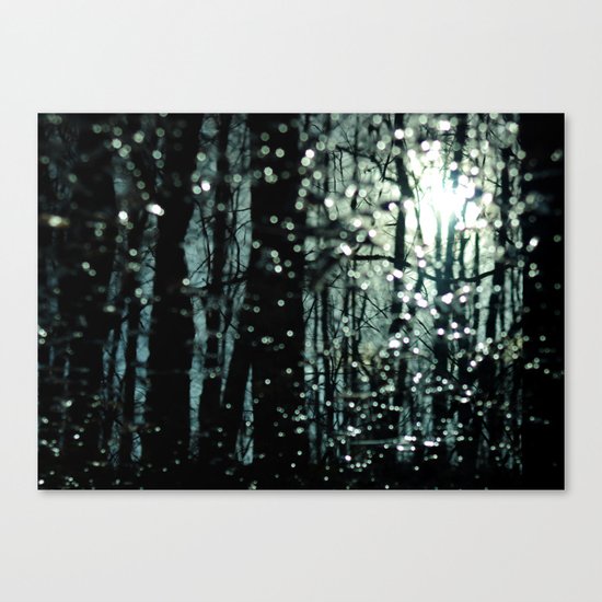Blue Burns the Twilight Canvas Print