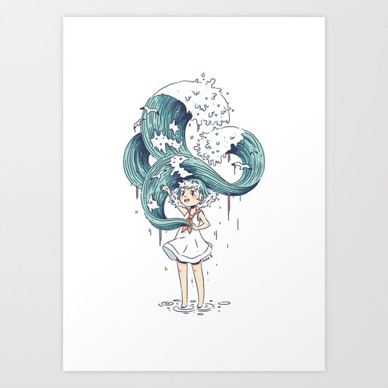 Daughter of the Sea Art Print