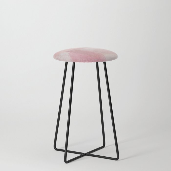 Soft Pink Pastels Counter Stool