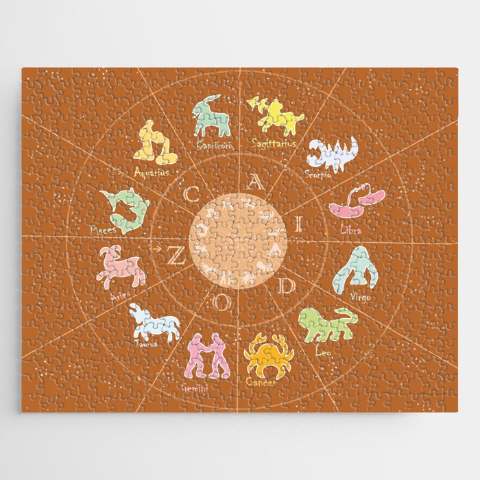 Astrology Circular 500 Piece Jigsaw Puzzle