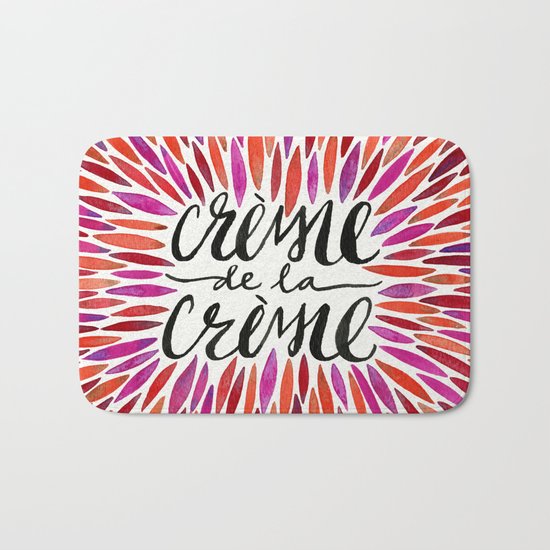 Crème de la Crème – Pink Palette Bath Mat