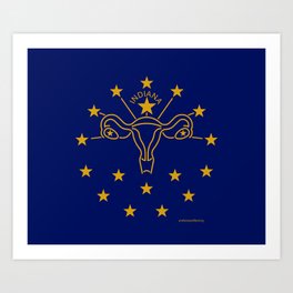 Indiana: The Crossroads of Abortion Access Art Print