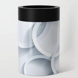 Abstract Techno Bubble Grey Background. Can Cooler