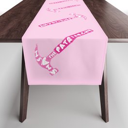 Smash The Patriarchy (pink version) Table Runner