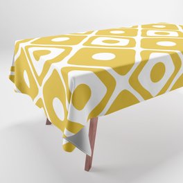 Mid Century Modern Decoration 426 Yellow Tablecloth