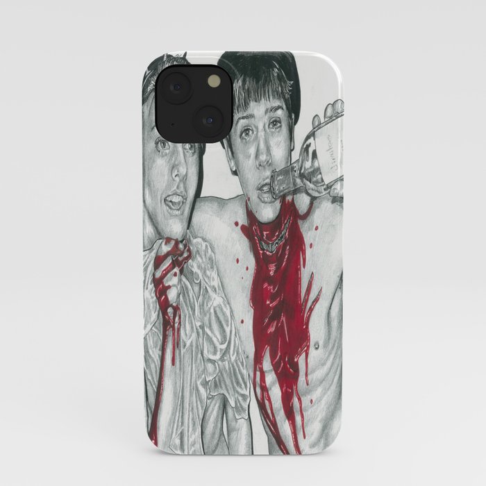 Bloody Boys drawing iPhone Case