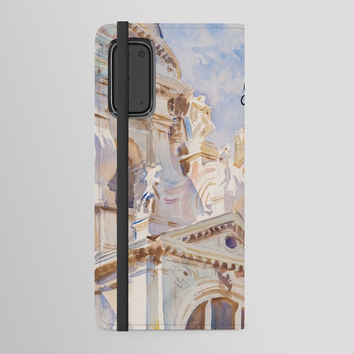 Vintage Watercolor Venice The Salute by John Singer Sargent Android Wallet Case