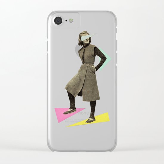 Shapely Figure Clear iPhone Case