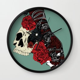 Grief on fingertips Wall Clock