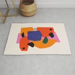 Cut Outs Modern Shapes  Area & Throw Rug