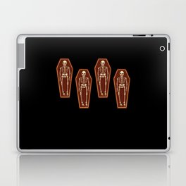 Skeleton In Coffin Coffins Halloween Laptop Skin
