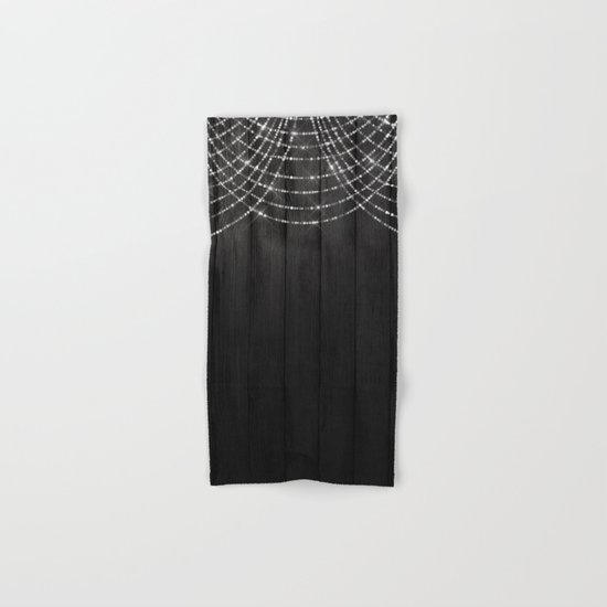 Fairy Lights on Wood 03 Hand & Bath Towel