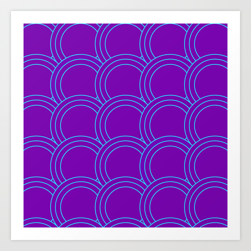 Japanese Cyberpunk Aesthetic Pattern Art Print By Rhnpredator Society6