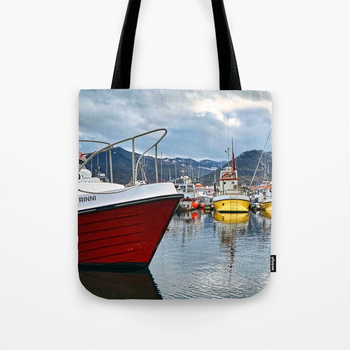 Iceland Marina  Tote Bag