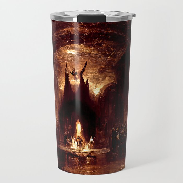 Lucifer Throne in Hell Travel Mug