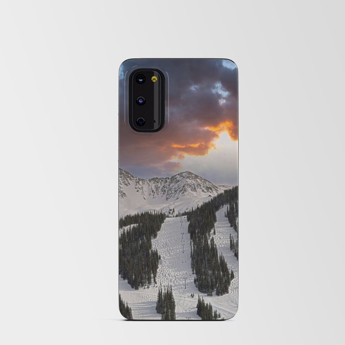 Arapahoe Basin Sunset Android Card Case