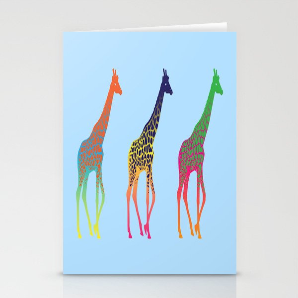 Giraffes  Stationery Cards